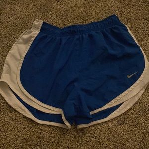 blue nike shorts